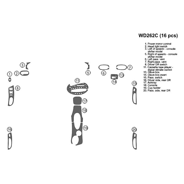 B&I® - 2D Full Dash Kit