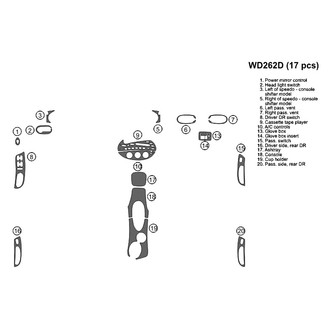 B&I® - 2D Blackwood Full Dash Kit (17 Pcs)