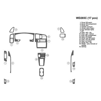 B&I® - 2D Blackwood Full Dash Kit (17 Pcs)