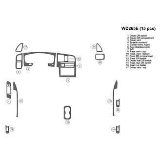 B&I® - 2D Factory Match Full Dash Kit (15 Pcs)