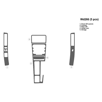 B&I® - 2D Blackwood Full Dash Kit (5 Pcs)