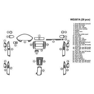 B&I® - 2D Blackwood Full Dash Kit (28 Pcs)