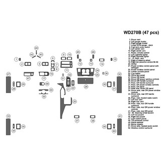 B&I® - 2D Blackwood Full Dash Kit (47 Pcs)
