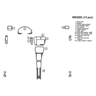 B&I® - 2D Blackwood Full Dash Kit (13 Pcs)