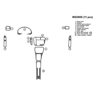 B&I® - 2D Blackwood Full Dash Kit (11 Pcs)