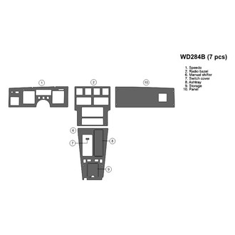 B&I® - 2D Blackwood Large Dash Kit (7 Pcs)