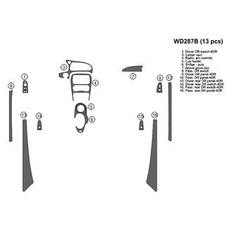 B&I® - 2D Blackwood Large Dash Kit (13 Pcs)