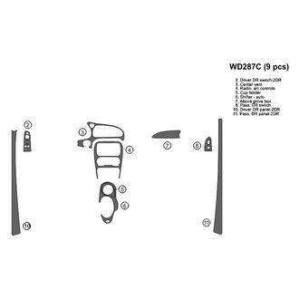 B&I® - 2D Blackwood Large Dash Kit (9 Pcs)