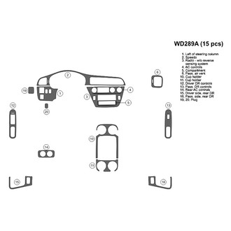 B&I® - 2D Blackwood Full Dash Kit (15 Pcs)