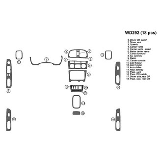 B&I® - 2D Blackwood Full Dash Kit (18 Pcs)