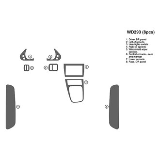 B&I® - 2D Blackwood Full Dash Kit (8 Pcs)