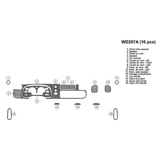 B&I® - 2D Blackwood Full Dash Kit (16 Pcs)