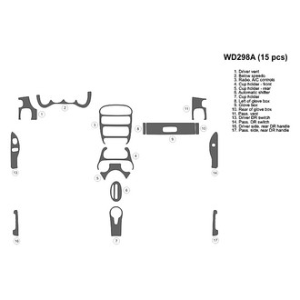 B&I® - 2D Blackwood Full Dash Kit (15 Pcs)