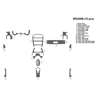 B&I® - 2D Blackwood Full Dash Kit (15 Pcs)