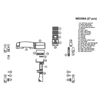 B&I® - 2D Blackwood Large Dash Kit (27 Pcs)