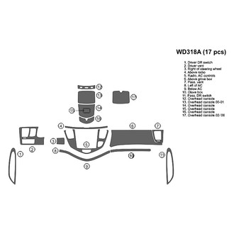 B&I® - 2D Blackwood Large Dash Kit (17 Pcs)