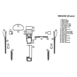 B&I® - 2D Blackwood Large Dash Kit (22 Pcs)
