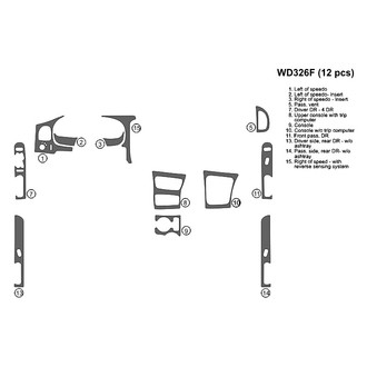 B&I® - 2D Blackwood Large Dash Kit (12 Pcs)