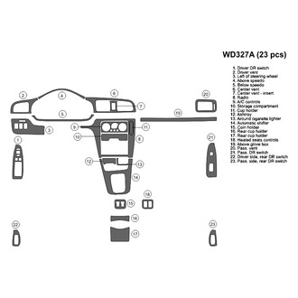 B&I® - 2D Blackwood Full Dash Kit (23 Pcs)