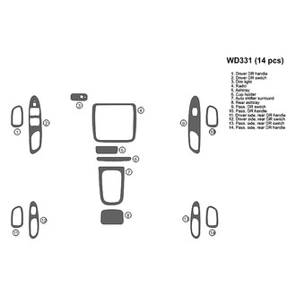 B&I® - 2D Blackwood Full Dash Kit (14 Pcs)