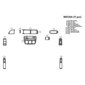 B&I® - 2D Blackwood Full Dash Kit (11 Pcs)