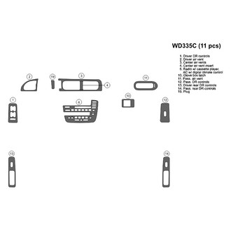 B&I® - 2D Blackwood Full Dash Kit (11 Pcs)