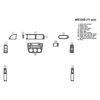 B&I® - 2D Blackwood Full Dash Kit (11 Pcs)