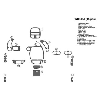 B&I® - 2D Blackwood Large Dash Kit (15 Pcs)