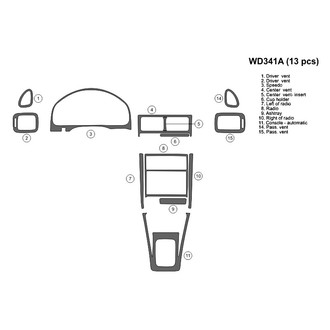 B&I® - 2D Blackwood Full Dash Kit (13 Pcs)