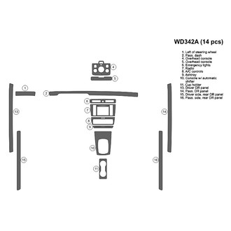 B&I® - 2D Blackwood Full Dash Kit (14 Pcs)