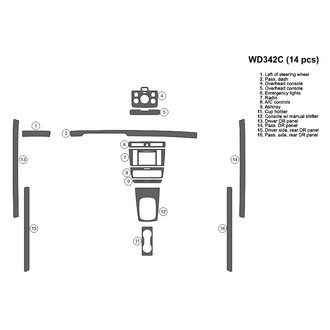 B&I® - 2D Blackwood Full Dash Kit (14 Pcs)