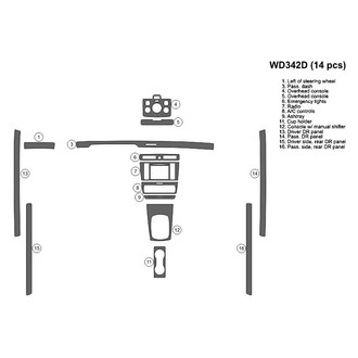 B&I® - 2D Blackwood Full Dash Kit (14 Pcs)