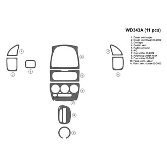 B&I® - 2D Blackwood Full Dash Kit (11 Pcs)