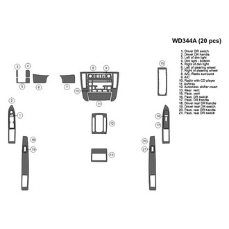 B&I® - 2D Factory Match Large Dash Kit (20 Pcs)