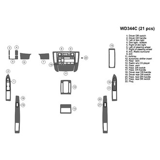 B&I® - 2D Factory Match Large Dash Kit (21 Pcs)