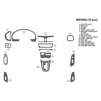 B&I® - 2D Blackwood Full Dash Kit (15 Pcs)