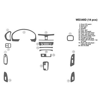 B&I® - 2D Blackwood Full Dash Kit (14 Pcs)
