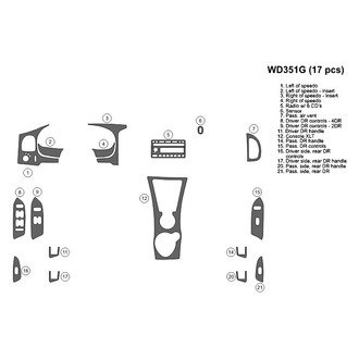 B&I® - 2D Blackwood Full Dash Kit (17 Pcs)