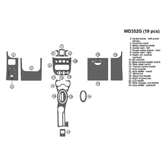 B&I® - 2D Blackwood Large Dash Kit (19 Pcs)