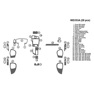 B&I® - 2D Blackwood Large Dash Kit (28 Pcs)