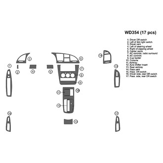 B&I® - 2D Blackwood Full Dash Kit (17 Pcs)