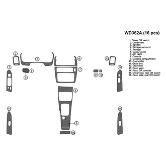 B&I® - 2D Blackwood Full Dash Kit (16 Pcs)