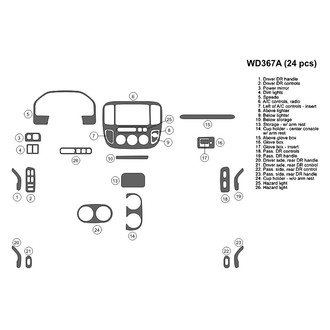 B&I® - 2D Blackwood Large Dash Kit (24 Pcs)