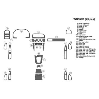 B&I® - 2D Factory Match Full Dash Kit (23 Pcs)