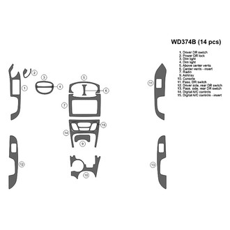 B&I® - 2D Blackwood Full Dash Kit (14 Pcs)