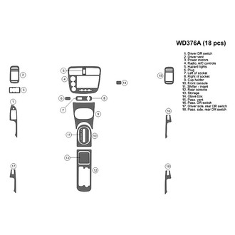 B&I® - 2D Blackwood Large Dash Kit (18 Pcs)