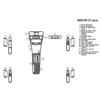 B&I® - 2D Blackwood Large Dash Kit (17 Pcs)