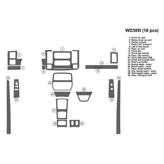 B&I® - 2D Blackwood Large Dash Kit (18 Pcs)