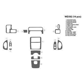 B&I® - 2D Blackwood Full Dash Kit (14 Pcs)