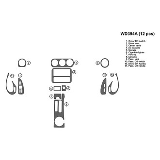 B&I® - 2D Blackwood Full Dash Kit (12 Pcs)